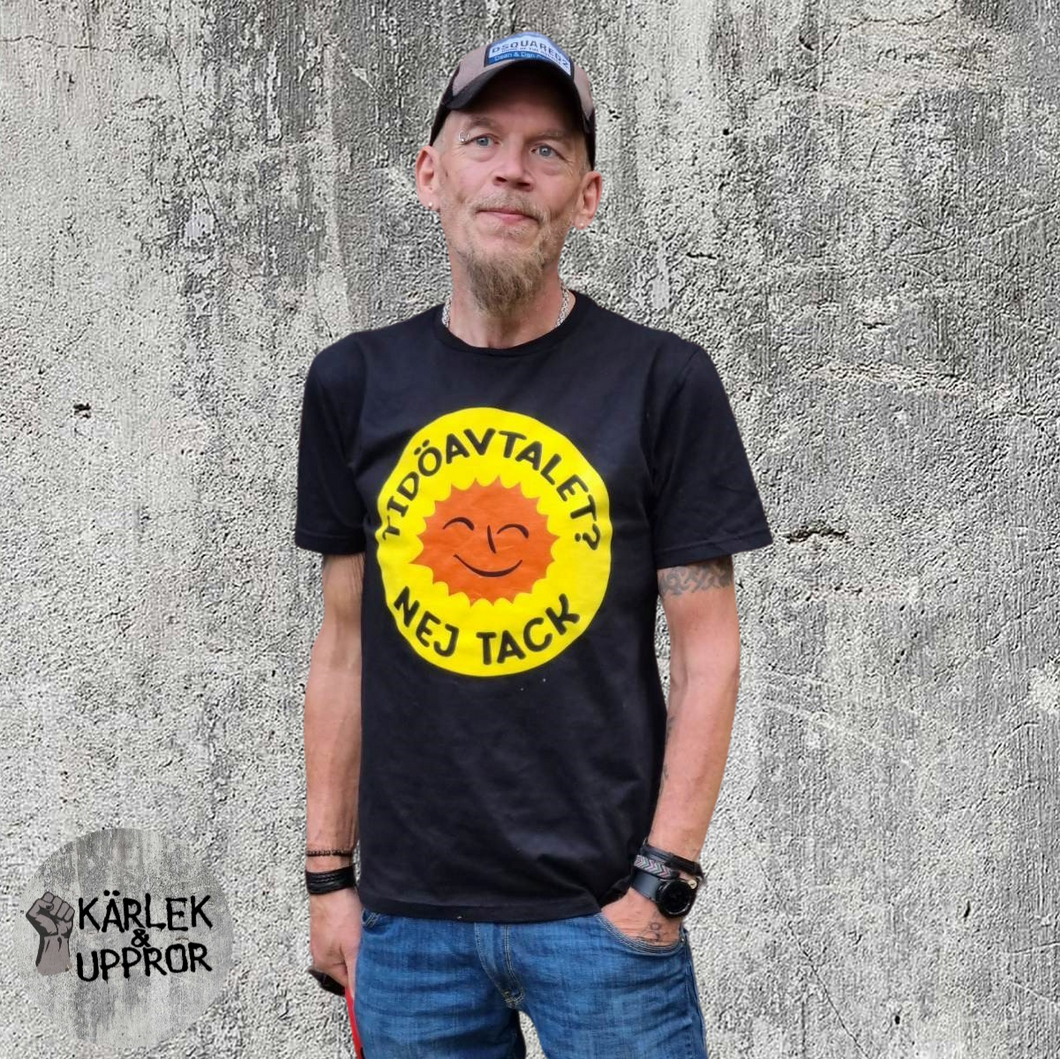 Tidöavtalet Nej Tack - T-shirt Svart