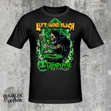 Ladda upp bild till gallerivisning, Left Hand Black / Grönpappar - T-shirt
