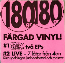 Ladda upp bild till gallerivisning, Grisen Skriker - Det Var Då Vi Kom (12´´ 180 gr. Dubbel-LP Neonrosa vinyl)
