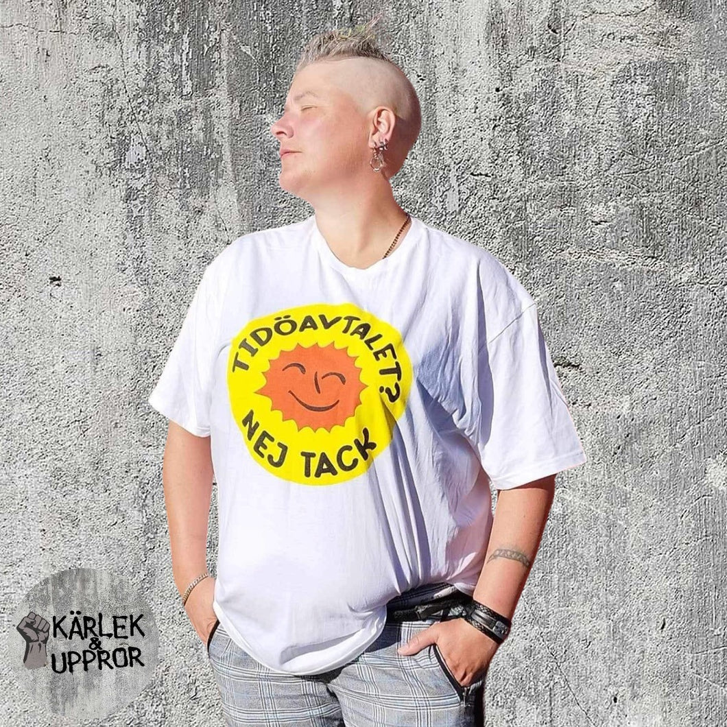 Tidöavtalet  Nej Tack - T-shirt vit