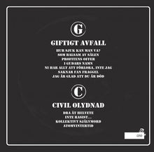 Cargar imagen en el visor de la galería, Giftigt Avfall / Civil Olydnad  (10´´ Split Vinyl)
