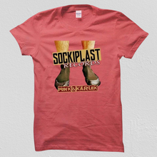 Load image into Gallery viewer, Sockiplast Records T-shirt Punk &amp; Kärlek

