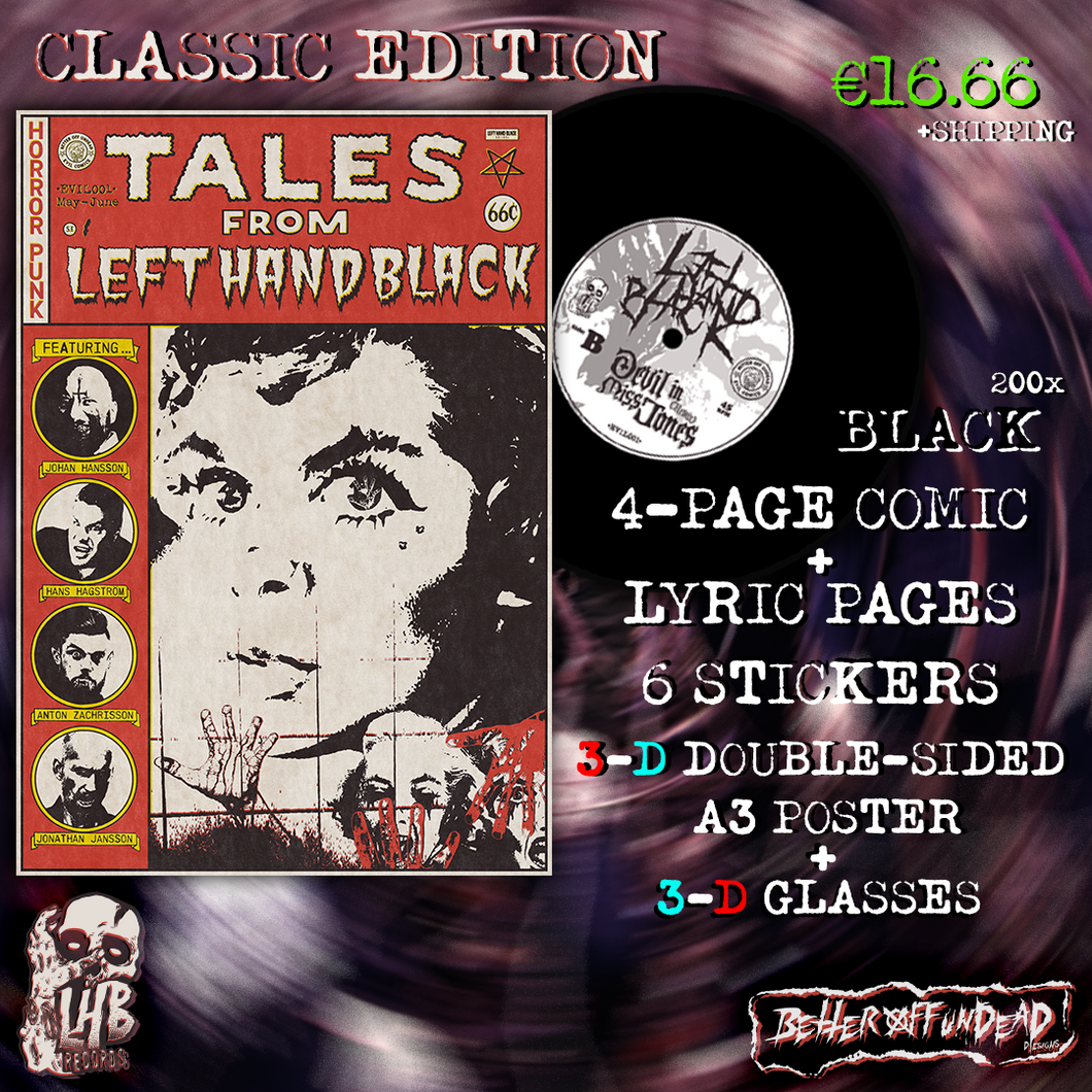 Left Hand Black - Let’s Scare Jessica To Death - 3-D DIY anaglyph LTD Edition (7´ EP)